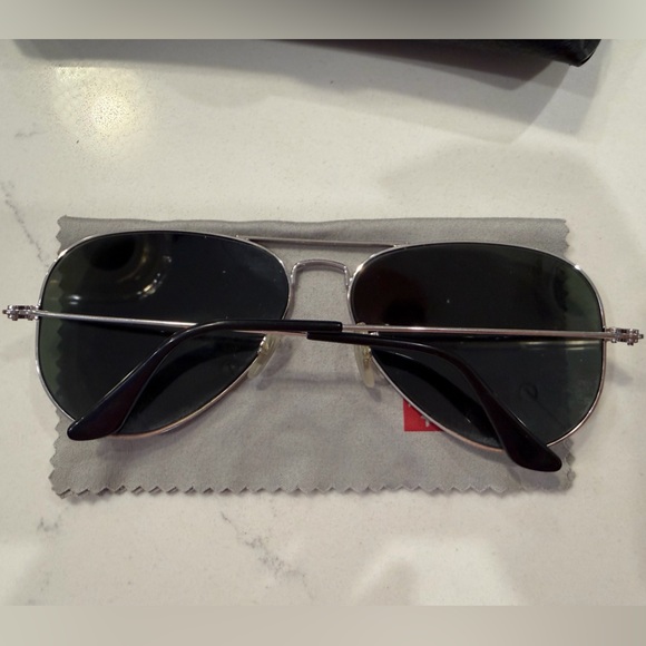 Ray-Ban Sunglasses RB3025 AVIATOR LARGE METAL Silver w/ Silver Mirror 58 mm main image 4